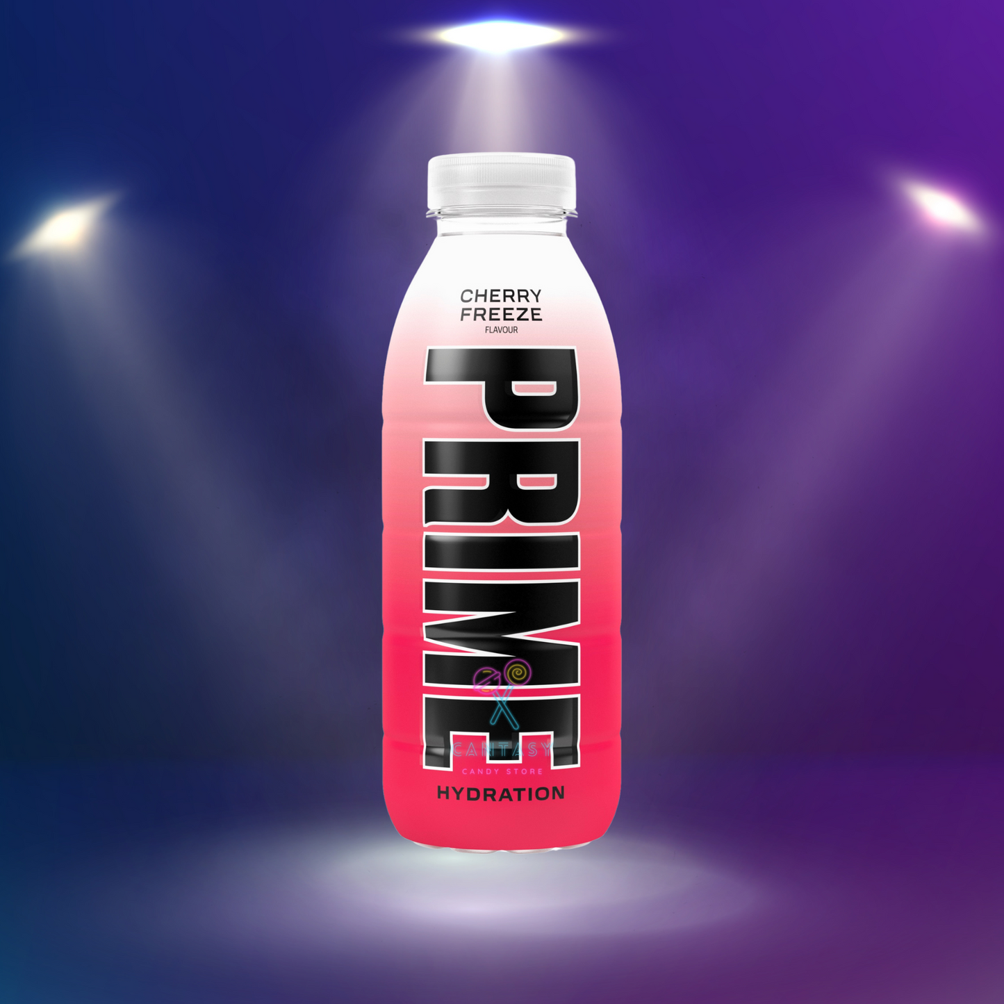 PRIME Hydration Cherry Freeze: Eine 500ml-Flasche mit einem erfrischenden Kirschgeschmack und einem besonderen Überraschungseffekt - der Flaschendeckel verfärbt sich beim Abkühlen blau! PRIME wurde entwickelt, um die Lücke zwischen großartigem Geschmack und Funktionalität zu schließen. Mit kräftigen, durstlöschenden Aromen, die Ihnen helfen, sich zu erfrischen und neue Energie zu tanken, ist PRIME der perfekte Energieschub für jedes Unterfangen.