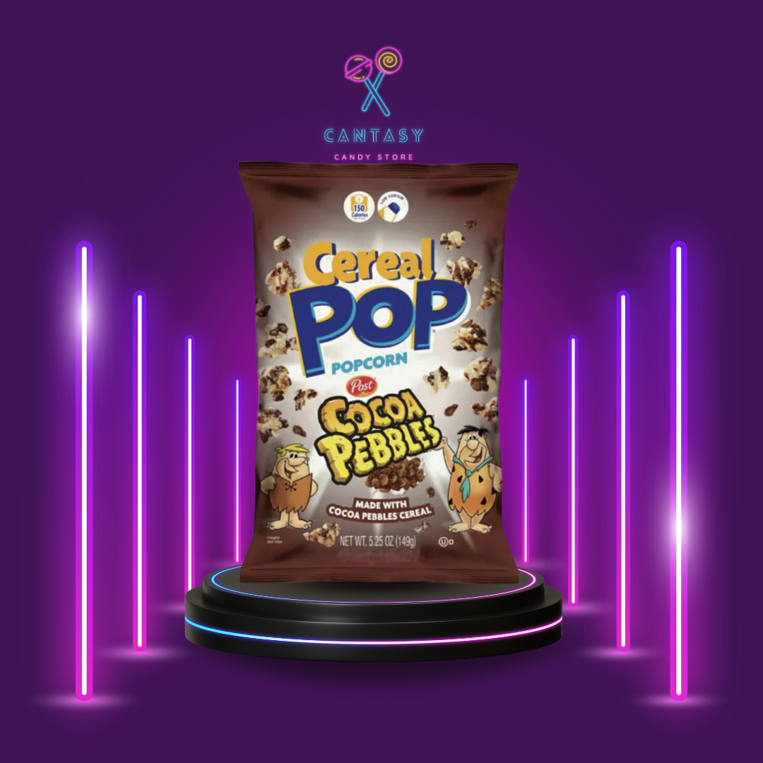 Cereal Pop Cocoa Pebbles Popcorn 149g