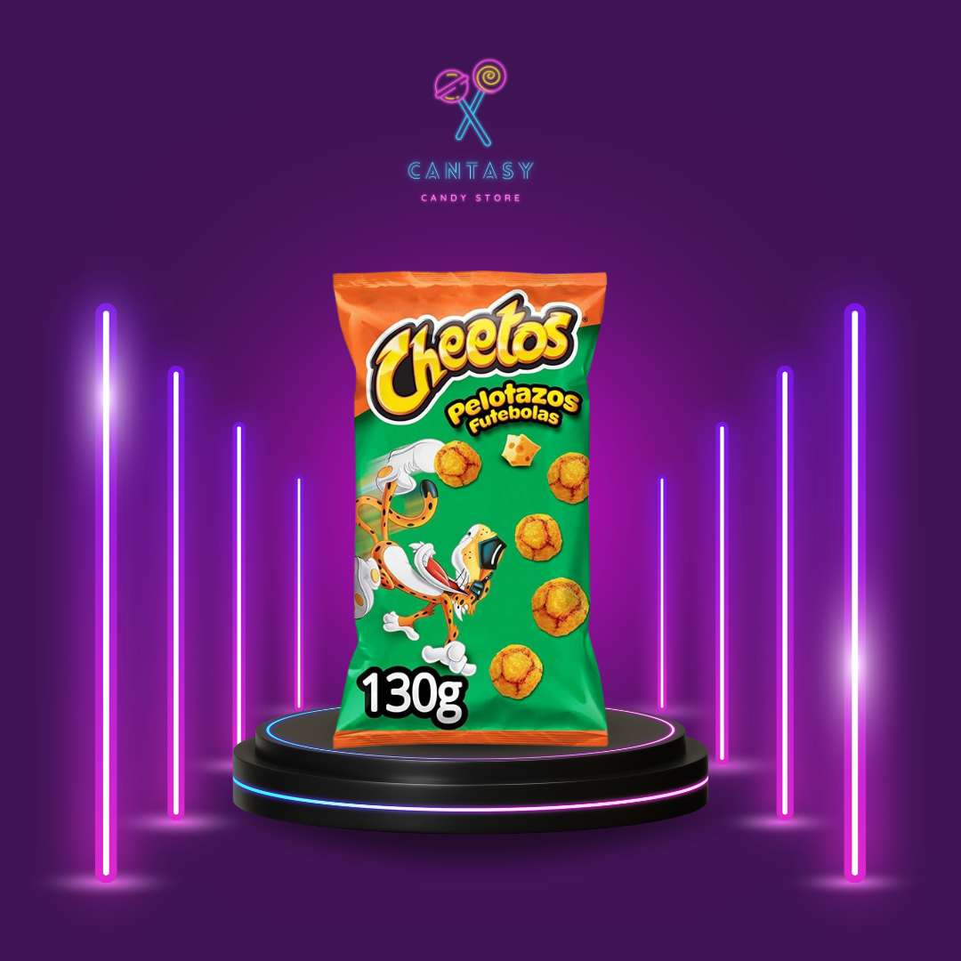 Cheetos Pelotazos Futebolas Mais-Snack Fussbälle 130g – Cantasy