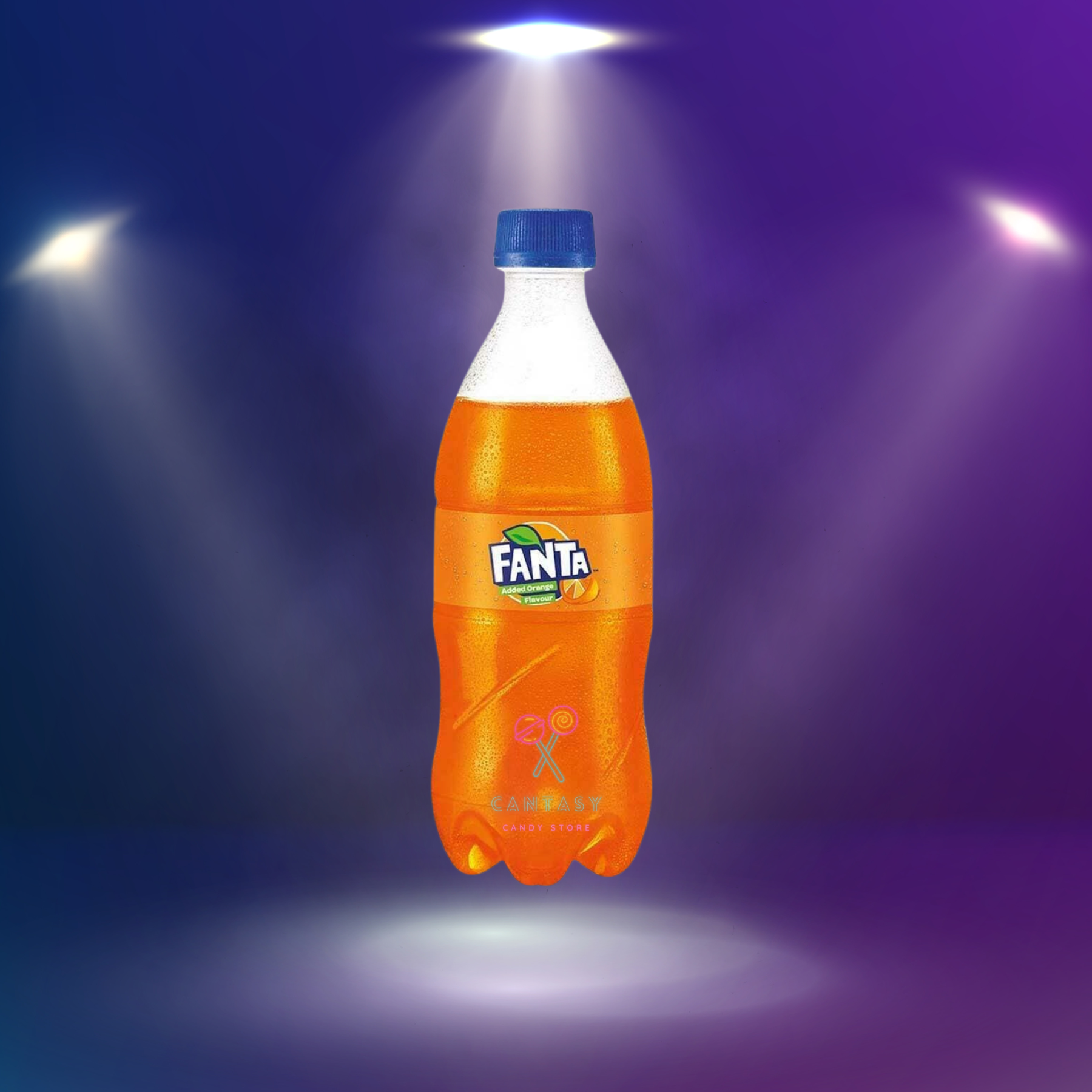 Fanta Orange aus Asien Indien, in PET Flasche