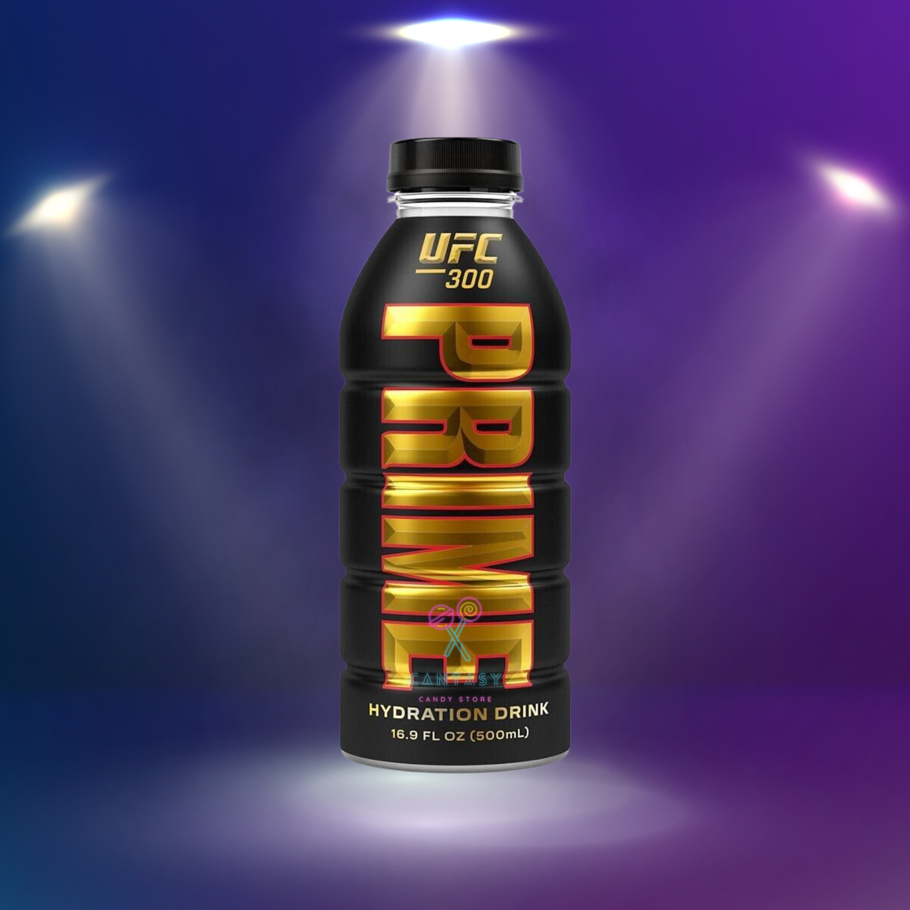 Entdecken Sie das unvergleichliche PRIME Hydration UFC 300 - eine kraftvolle 500ml-Hydrationssensation, entwickelt in Zusammenarbeit mit Logan Paul und KSI. Dieses aus den USA importierte Juwel ist eine Hommage an die Energie der UFC, perfekt für Athleten und Fans gleichermaßen.