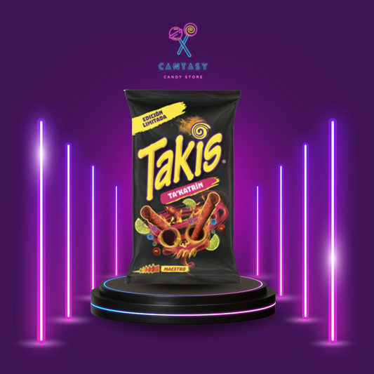 TAKIS Ta’katrín - Knusprige Mais-Chips mit Grilled Beef Geschmack, verfeinert mit Chili und Limette für würzigen Genuss!