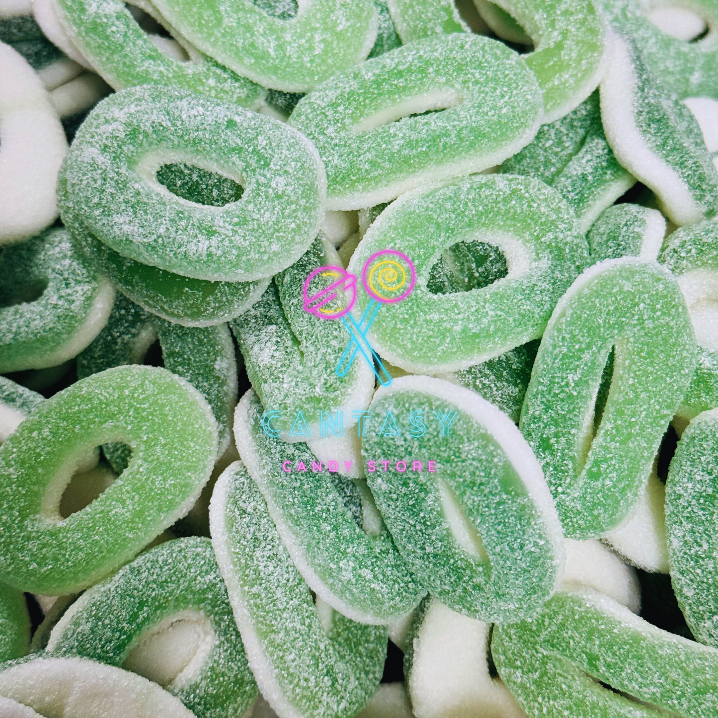 trolli apfelringe, fruchtgummi, fruchtig, candy, bonbon