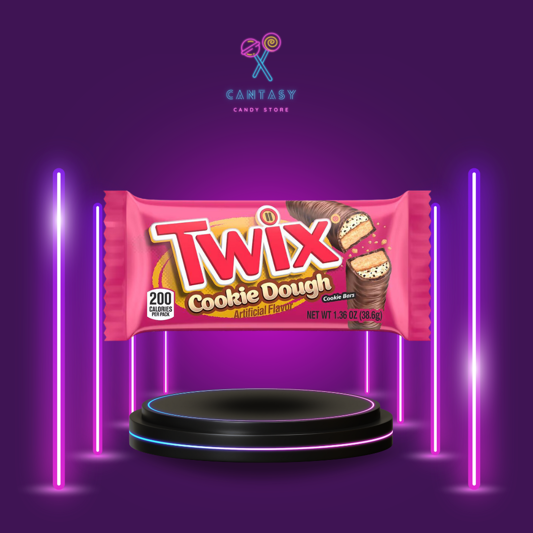 Twix Limited Edition mit Cookie Dough: Ein verlockender Genuss für Partys, Filmabende oder zum Verschenken, genießen Sie jeden Bissen der unwiderstehlichen Kombination aus Twix und köstlichem Cookie Dough.